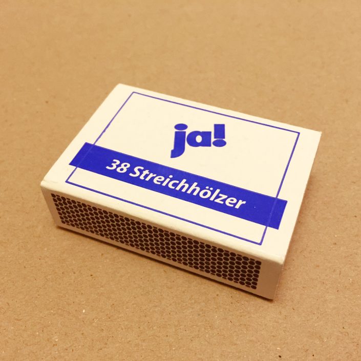 Ja Streichholzschachtel Feuerfreudede 6579